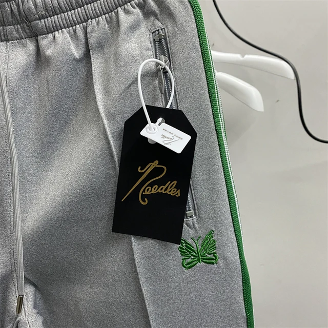 New Red Army Green AWGE Needles Sweatpants Men Women