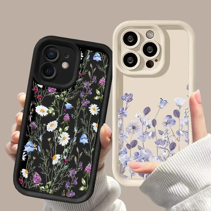 Floral Design Protective Phone Case