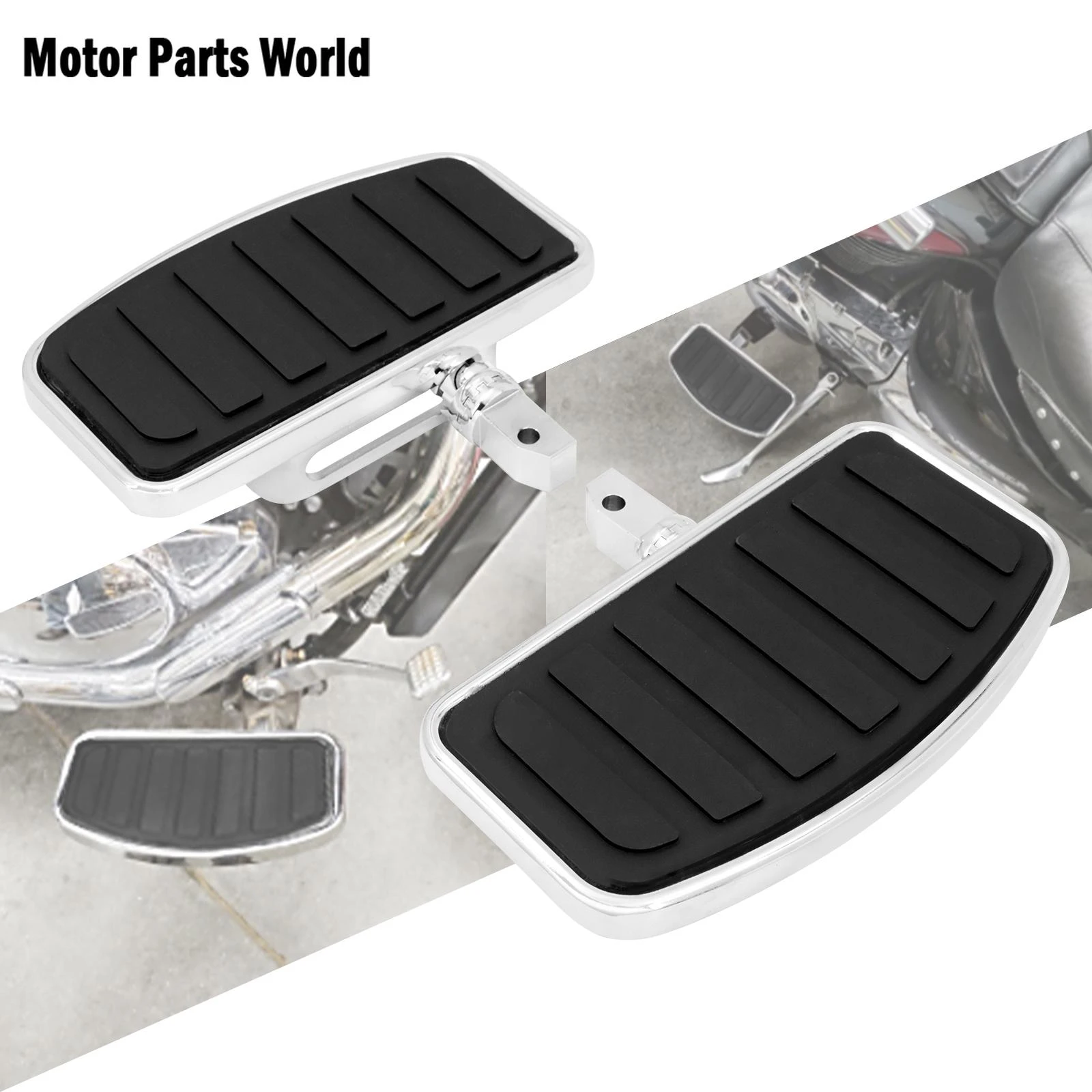 Motorcycle Cnc Wide Foot Peg Rider Passenger Floorboard Footboard Fit