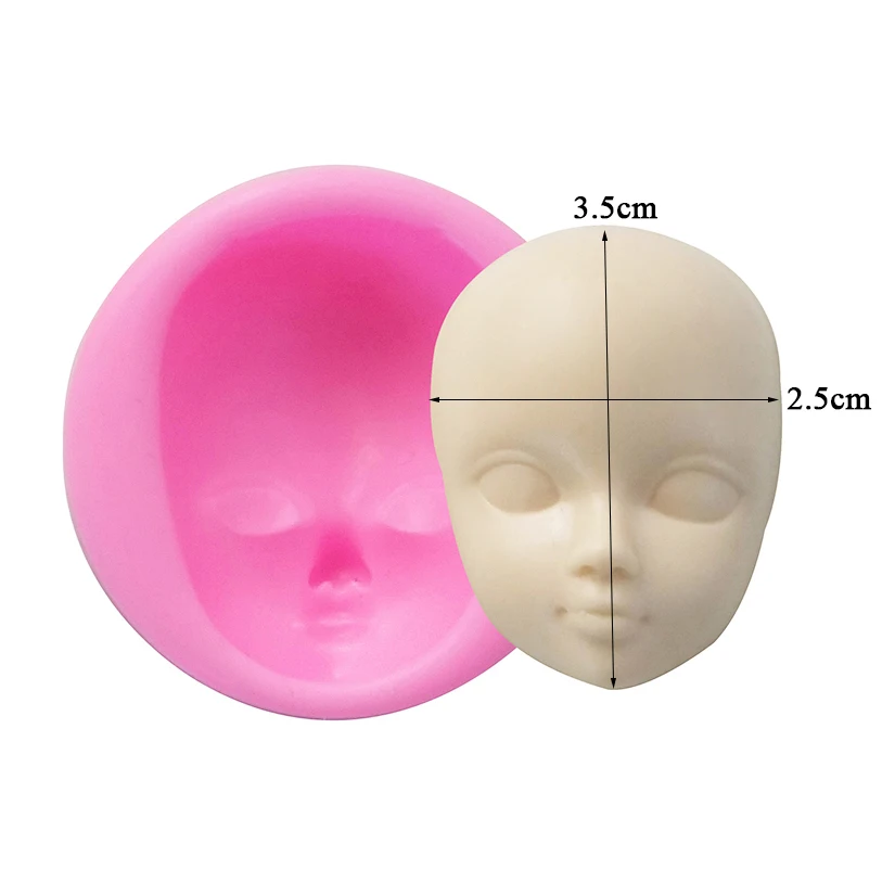 Baby Gesicht Kopf Silikon Form Sugarcraft Cupcake Backform Harz Werkzeuge Schokolade Fondant Kuchen Dekorieren Werkzeuge – Detail 16