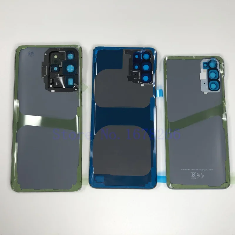 Phone Back Cover Glass Phone Back Cover Back Glass For Samsung Galaxy S20 G980 S20+ Plus G985 S20 Ultra G988 S20U Back Panel Battery Glass Cover Rear Door Housing Case
