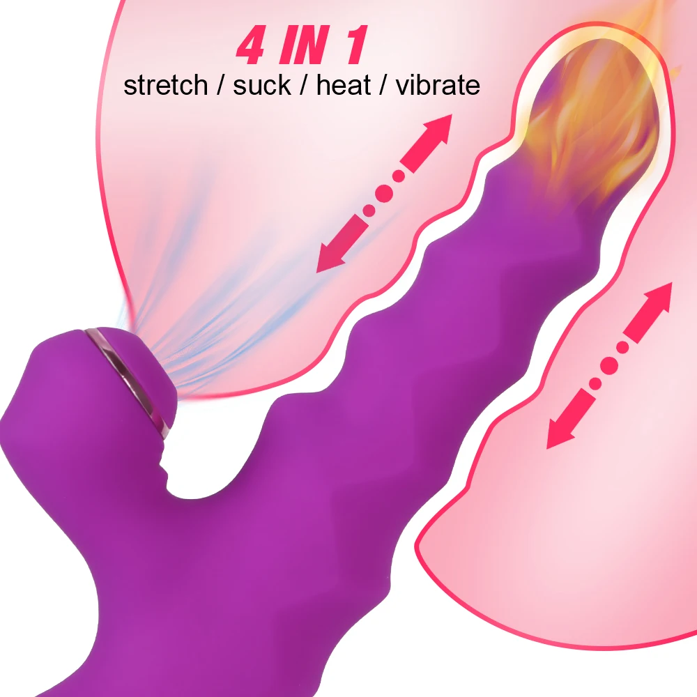 Suceur de clitoris automatique chauffant et extensible_voghion.com