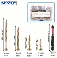 100 ชิ้น/200 ชิ้นชุดสกรูแตะตัวเอง, m5 × 30 40 60 80 มิลลิเมตรแบนหัวสกรูข้ามเหมาะสําหรับไม้/ไม้ตกแต่งบ้าน 5