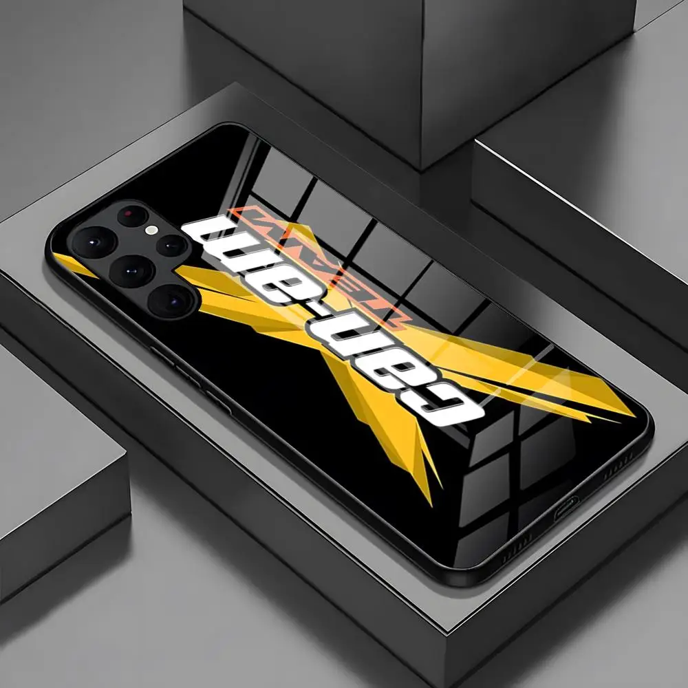 Can Am Team Glass Back Phone Case - Premium Protection Cover
