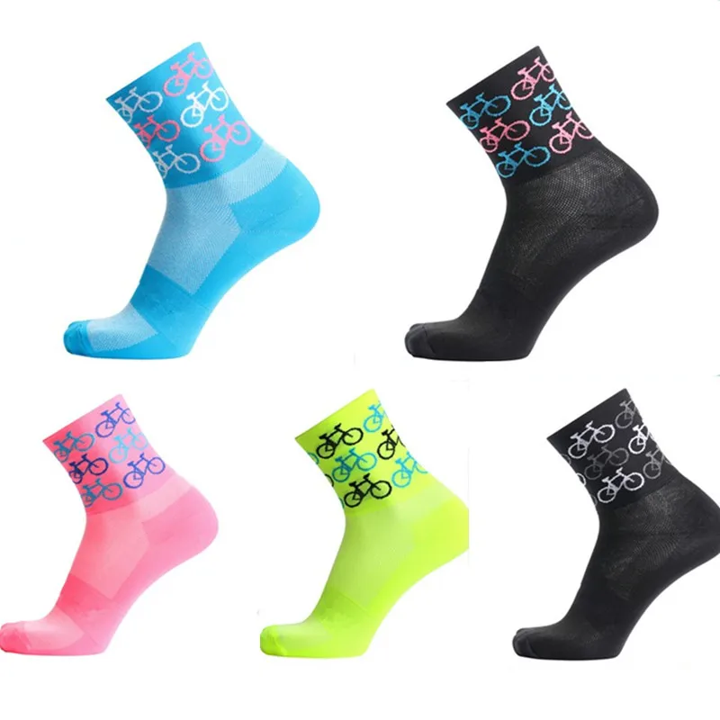 cycling men women Bmambas socks MTB bike socks Breathable Road Bicycle Socks Outdoor Sports Racing Socks