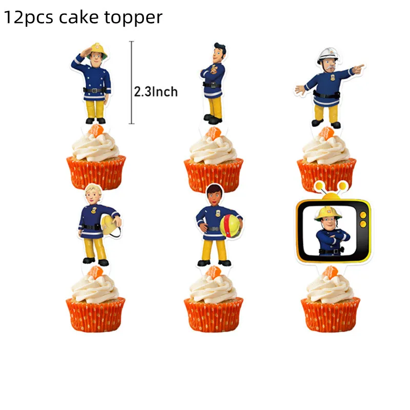 12pcs cake topper