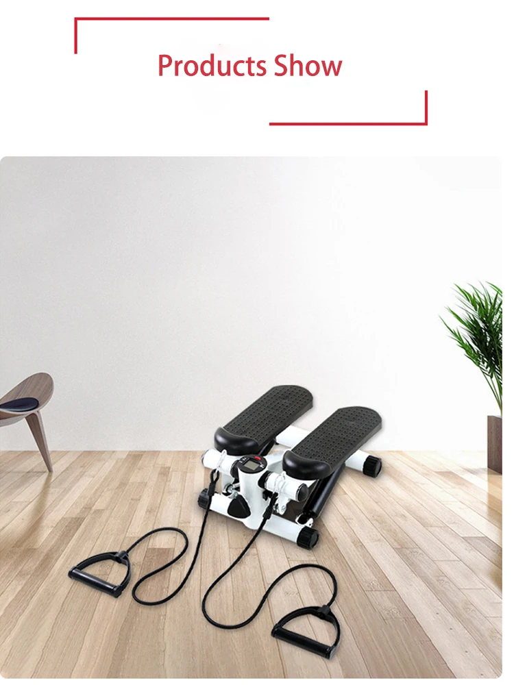 Description Picture 4 of itemMini Pedal Stepper Foldable Fitness Machine With Resistance Bands and LCD Monitor Home Gym Mini Stepper Exercise Equipment
