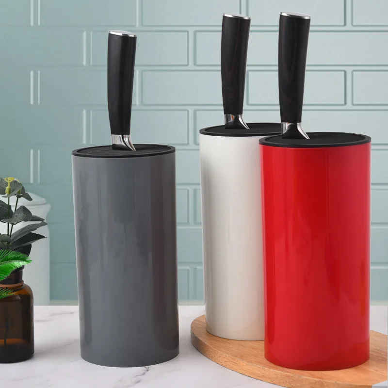 Plastic Knife Holder Kitchen Standing Storage