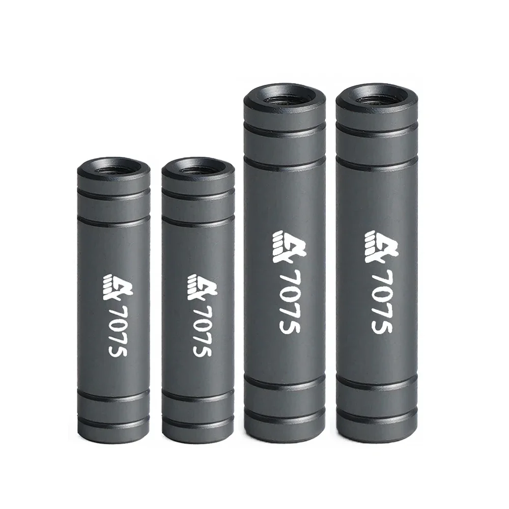 MECCANIXITY Hex Aluminium Standoff Column Spacer,Standoffs Hexagonal Spacers M3x45mm,Spacers Assortment Kit for RC Airplane,FPV Quadcopter,CNC,Black,Pack of 8