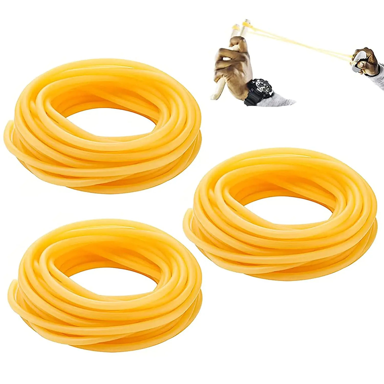 Lefu 5*10MM Harpon Bande Élastique Dispositif de Pêche Tube en Latex pour Pêche sous-Marine Catapulte