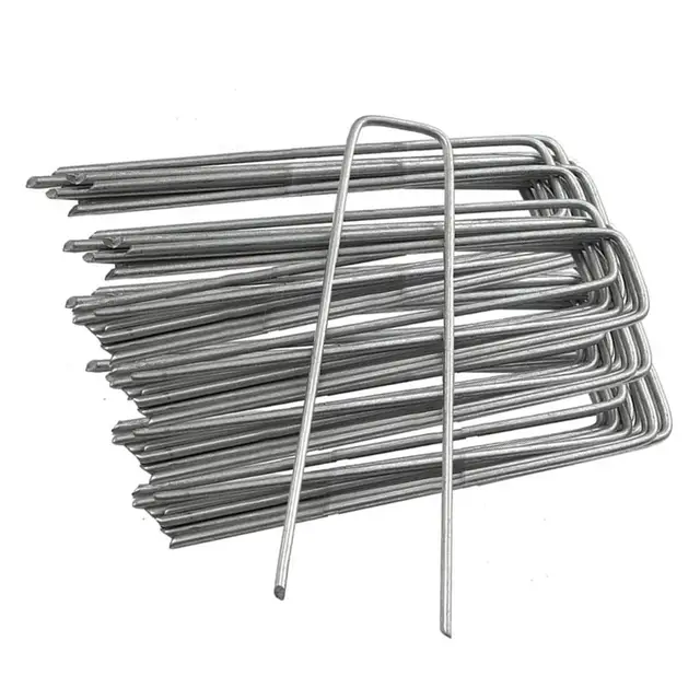 U Alakú Kerti Tétek Csapok Sátor Őrölt Sodrók Pins Udvari Tét Kapcsok A Kerítés Kerítésen Lévő Farm Gát - Image 5