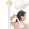 1pc Long Handle Back Brush for Shower Soft Bristles Body Exfoliating Bath Brush Skin Health Shower Back Scrubber Bath Supplies 1