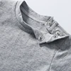 Baby Clothing Newborn Boy Girl 100% Cotton T-shirt 0 To 24 Months Summer Solid Color Crew-Neck Short Sleeve Shoulder Buckle Tees 3