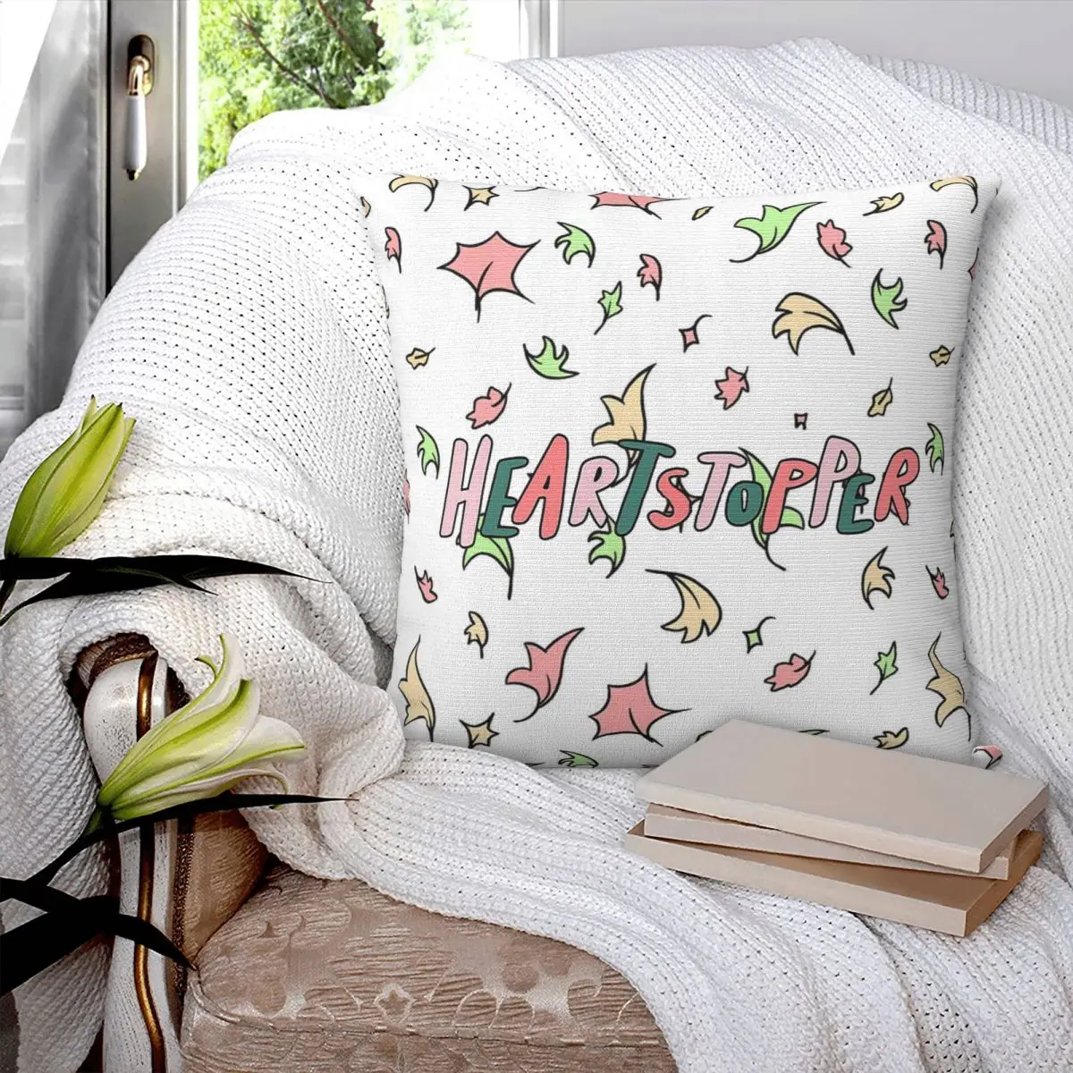 

Heartstopper Square Pillowcase Pillow Cover Polyester Cushion Decor Comfort Throw Pillow for Home Car