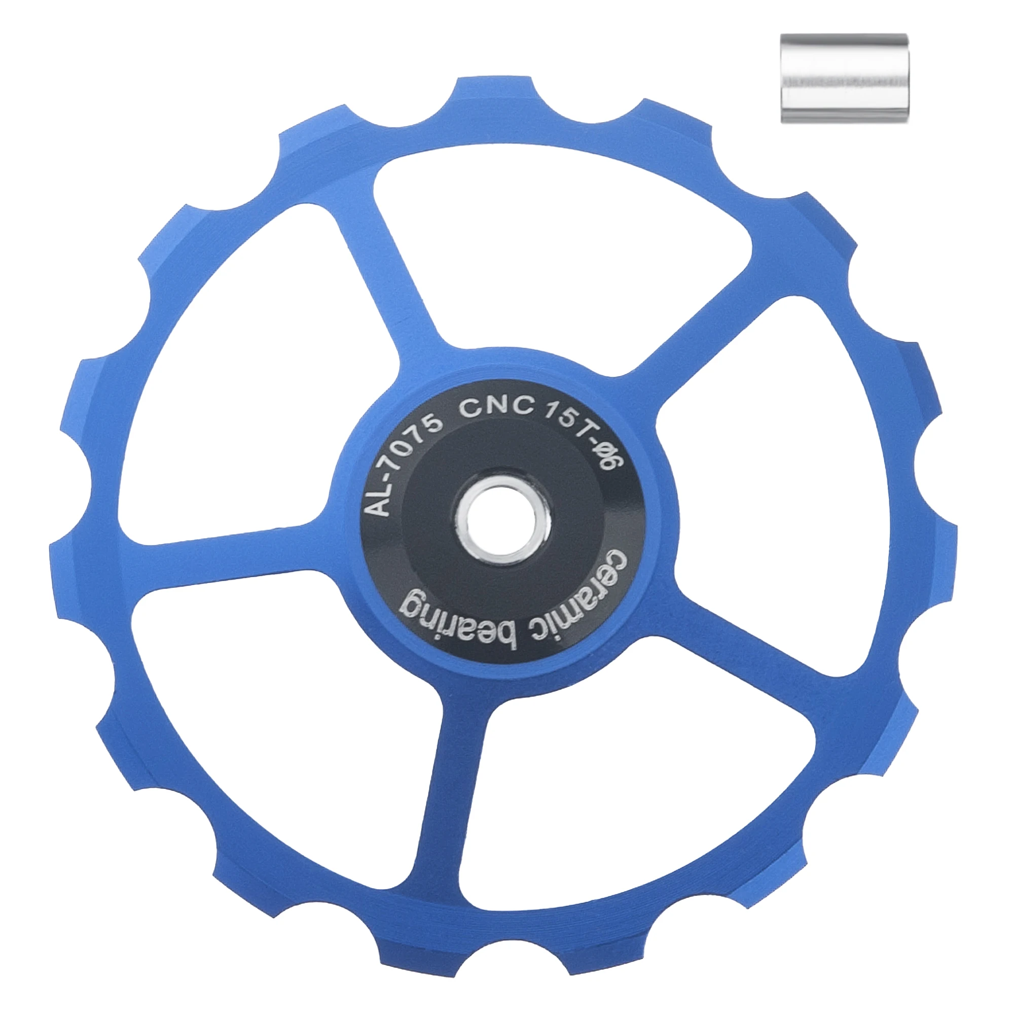 Bike Derailleurs MTB Bicycle Rear Derailleur Jockey Wheel Ceramic Bearing Pulley AL7075 CNC Road Bike Guide Roller Idler 11/12/13/14/15T
