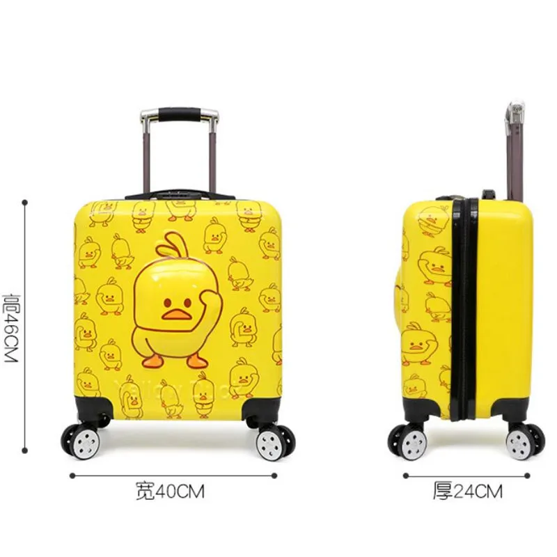 18 Inch Children's Trolley Case Universal Wheel Cartoon Little