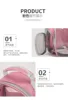 Cat bag, pet backpack, portable transparent space cabin pet bag, panoramic cat supplies, breathable backpack for outdoor use 6