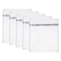 2/3/5pcs Mesh Wash Bag Mesh Laundry Bags Travel Storage Organize Bags with Zipper for Delicate Clothing Laundry Stocking 1