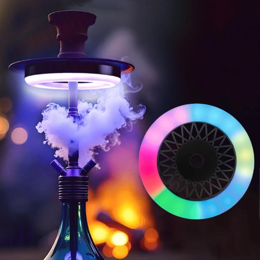 Hookah Shisha LED Ring Light RGB 16 Colors Narguile Nargile Chicha ...
