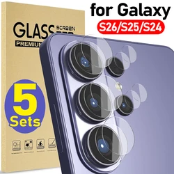 Ultra - Thin Tempered Glass Lens Protector for Enhanced Camera Protection (For S25 Plus)