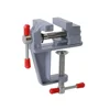 Mini Bench Vise Tools 3.5" Aluminum Miniature Small Jewelers Hobby Clamp On Table Tool Vice Muliti-Funcational Accessories 4