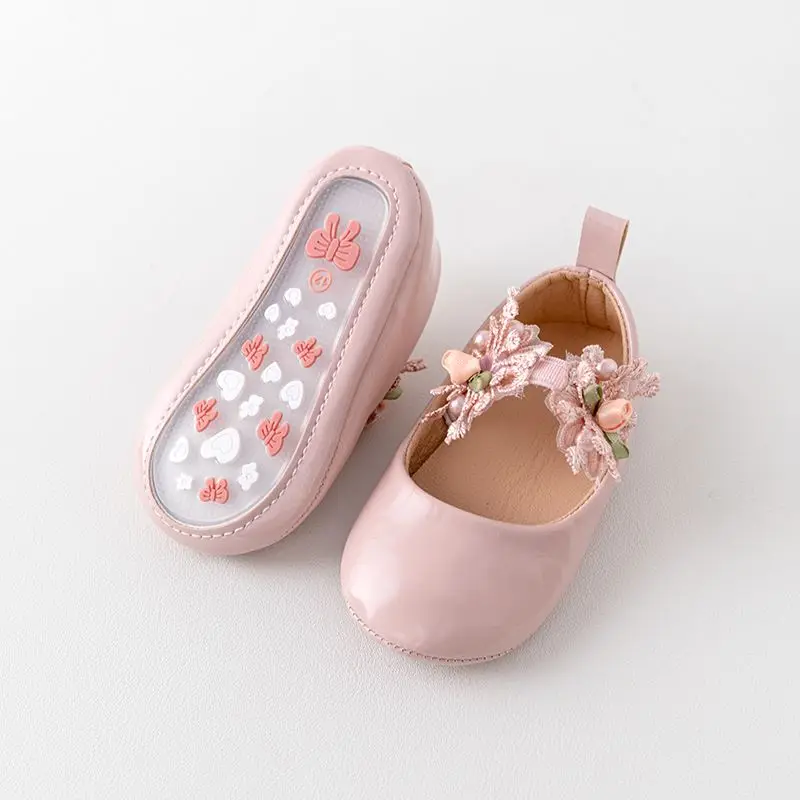 Baby Shoes Spring and Summer Sandal Cute Flower Girl Style Easy to Wear High Quality PU and TPR Sole Anti-slip Walking BBW3099 - 6