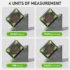 Huepar Laser Level with Digital Angle Gauge 3-in-1 Electronic Table Saw Angle Finder Protractor Inclinometer Woodworking Tools 5