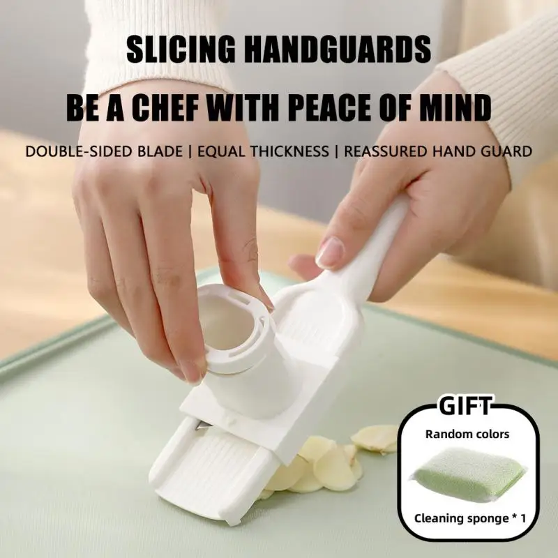 

Vegetable Slicers Fruit Shredders Onion Cutter Garlic Presses With Handguard Stainless Steel Blade Kitchen Gadgets Tools Home