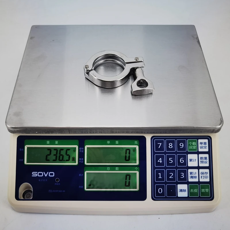 Heavy Duty 1"/1.5" Tri-Clamp Stainless Steel 304 3A Standard Homebrew Clover Fitting
