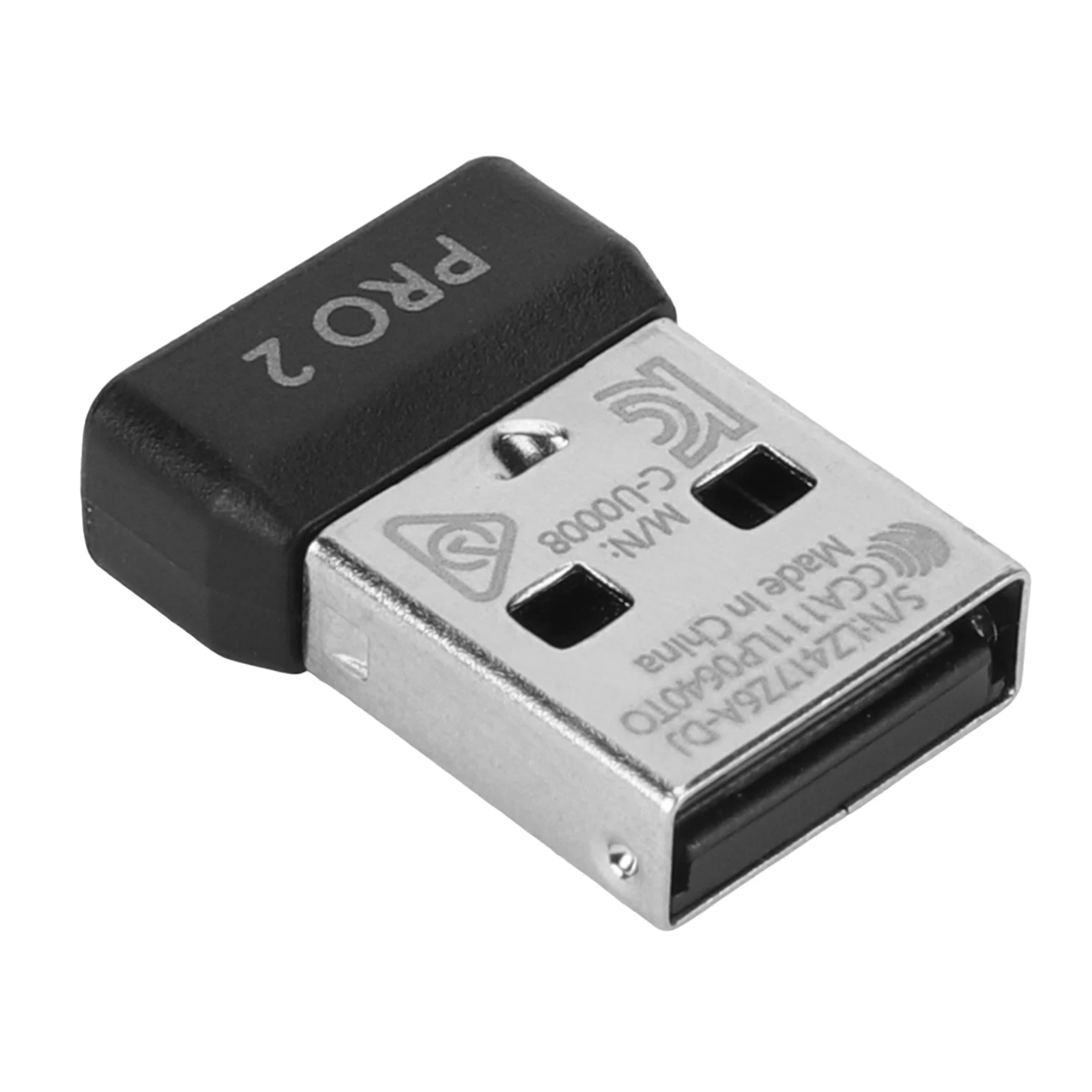 무선 USB 어댑터 USB-C 포트 USB 동글 마우스 수신기 어댑터 플러그 앤 플레이 프로 2 무선 마우스용 낮은 대기 시간