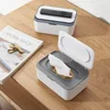 Plastic Tissue Box With Lid Wet Tissue Holder Baby Wipes Paper Storage Box Paper Towel Dispenser Home Napkin Organizer 2
