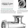 Manual Meat Grinder Stainless Steel Hand Crank Meat Grinding Machine Sausage Stuffer Filler Household Pork Mincer Sausage Maker 4