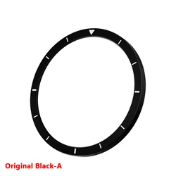 Enhanced Metal Bezel Ring with Time/Speed Scale - 40mm/44mm Watch Case Protector - Galaxy Watch 8 40mm (Original Black - A)