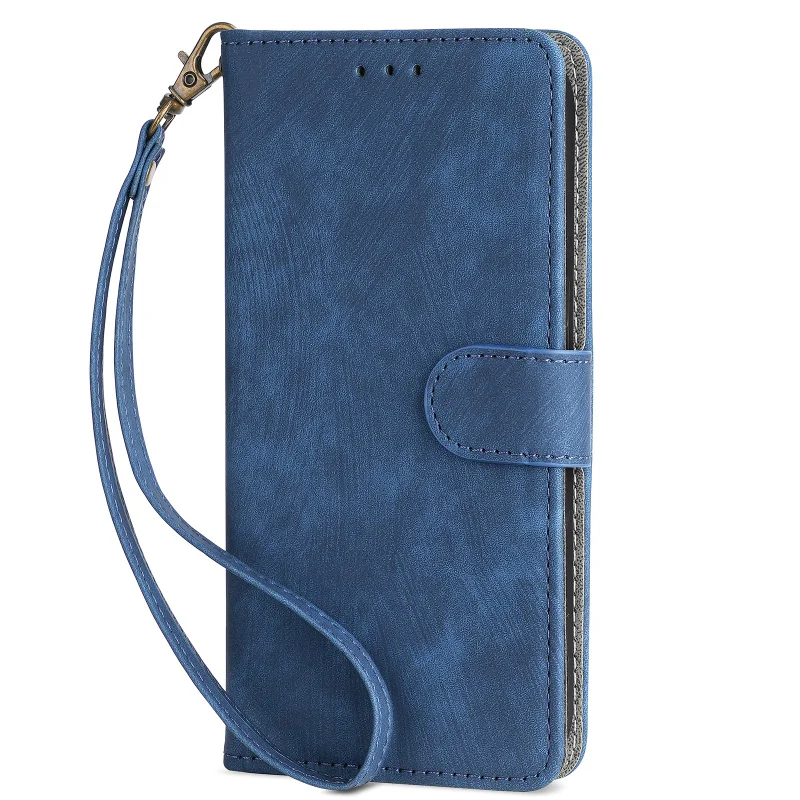 Retro PU Leather Back Case with Dimensional Stripe Design