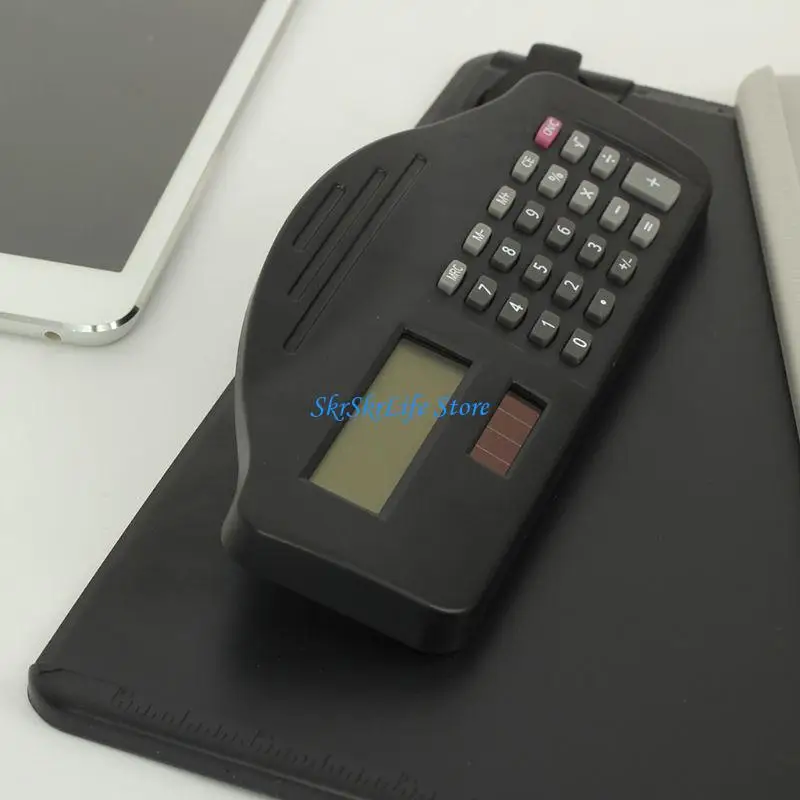 E65E 플라스틱 클립보드(계산기 포함) 쓰기 패드 파일 폴더 문서 홀더 학교 사무용품 용품
