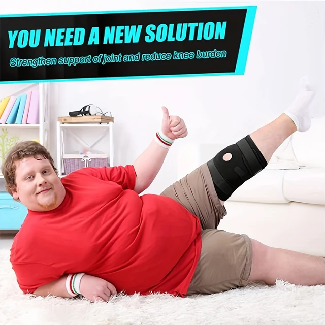 1pc Plus Size Knee Brace for Men & Women – Patella Gel Pads & Side Stabilizers for ACL, Meniscus Tear, Arthritis,Injury Recovery 6