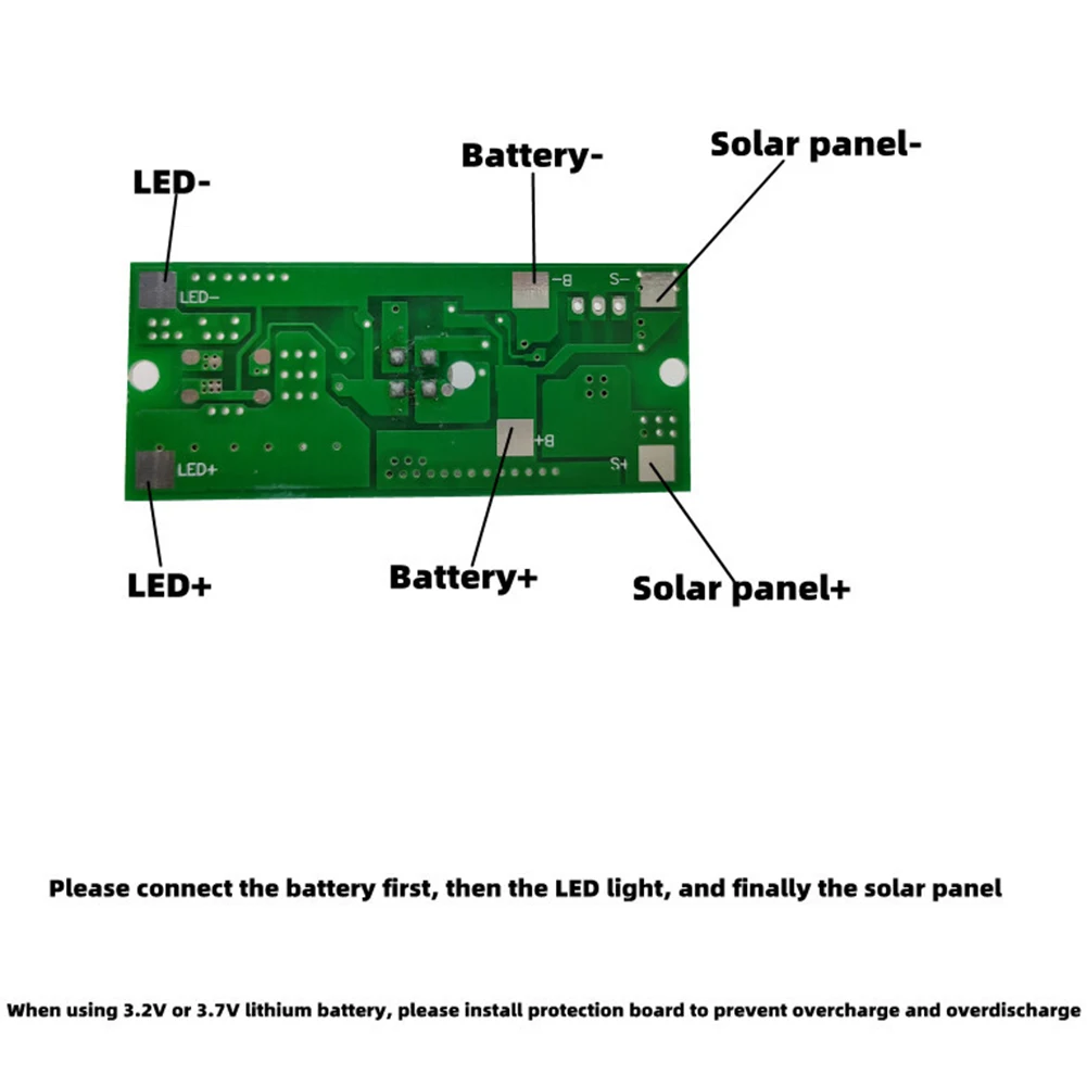 Circuito Solare di Controllo Remoto Induzione del Corpo Umano 3.2V / 3