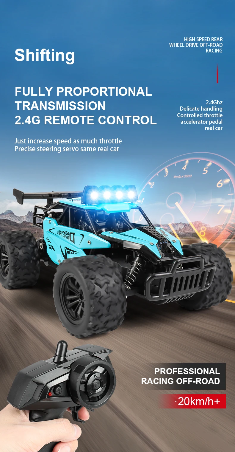 JJRC ferngesteuertes Spielzeugauto mit Aluminiumkarosserie, starken Offroad-Eigenschaften, Hochgeschwindigkeitsfahrt und unabhängiger Aufhängung. – Detail 8