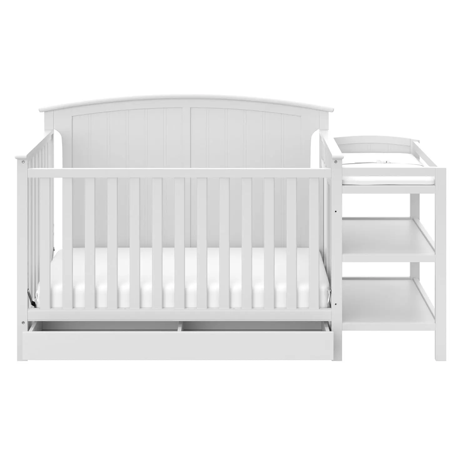 5-in-1 Convertible Crib & Changer 5
