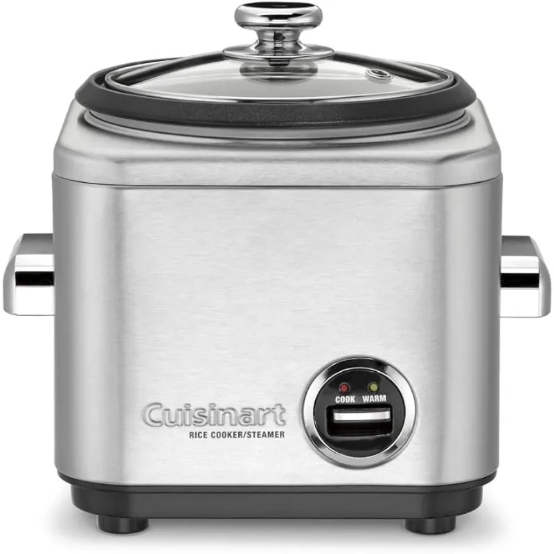 

4 Cup Rice Cooker, Stainless Steel Exterior
