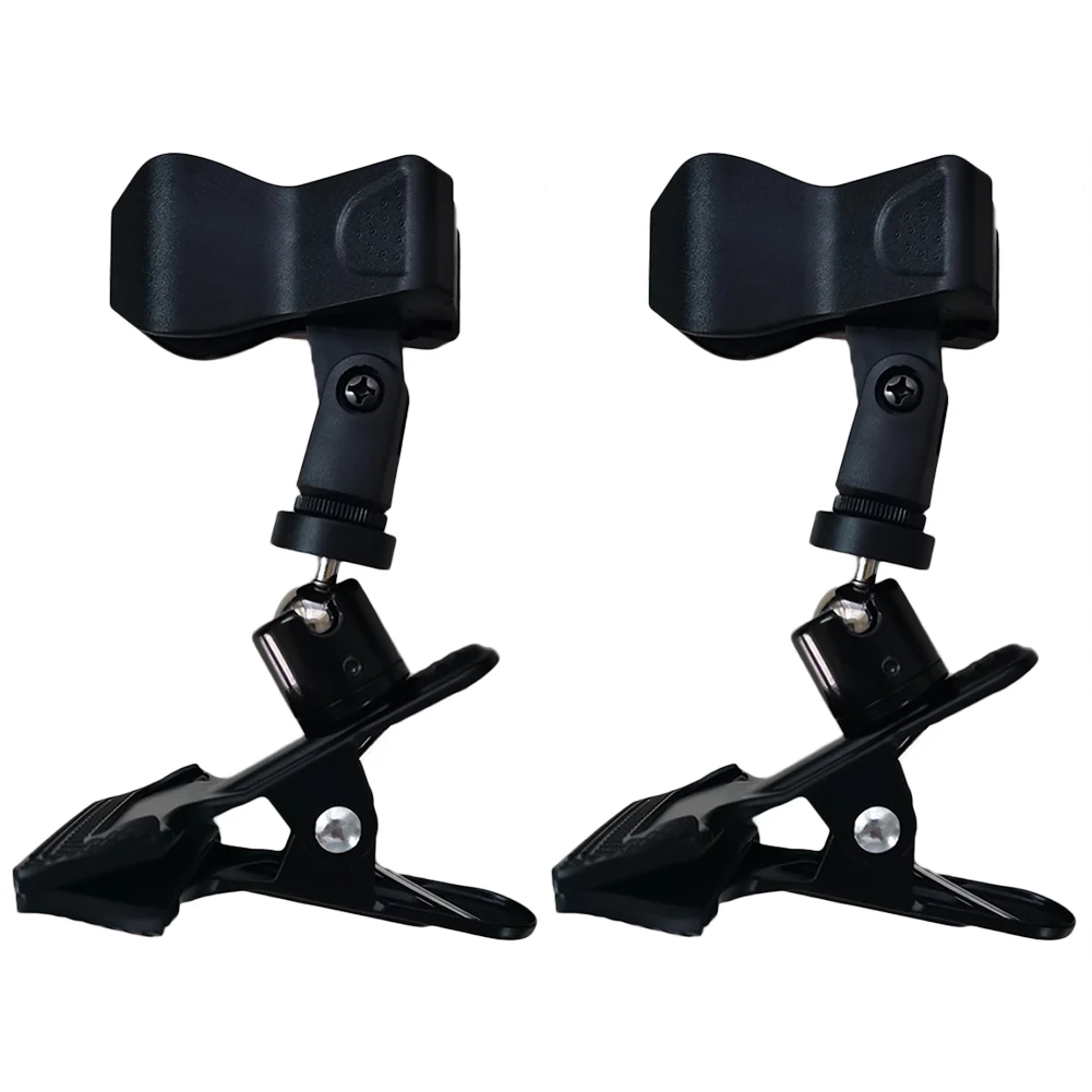 1 Pair Cross Stitch Clip Clamp Non-slip Table Edge Embroidery Clip Adjustable Clip-On Desk Stand 360 Rotation For Camera Tripod