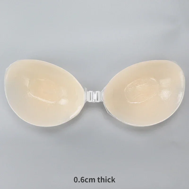 Silicone Bra Invisible Push Up Sexy Strapless Bra Stealth Adhesive Backless Breast Enhancer for Women Sticky Wedding Bikini Bras