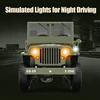 JJRC C8815 Simulation Model 2.4G 1: 10 RC Car Jeep Off Road Purpose Vehicle War Transport Vehicle 4WD Climbing Car 4