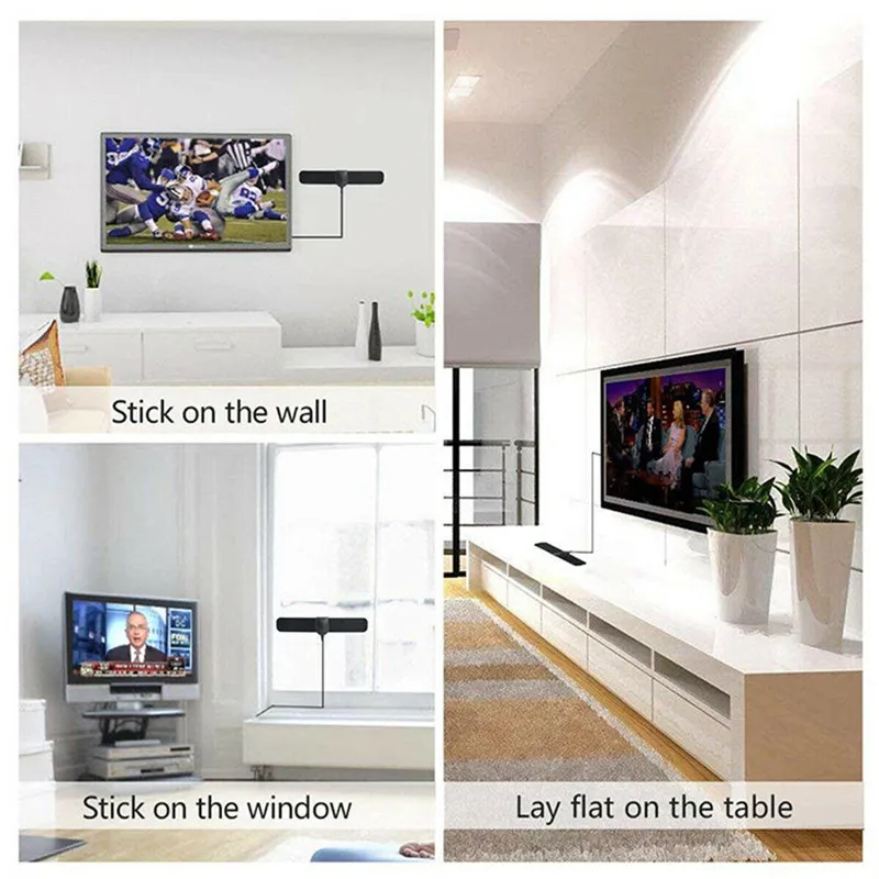 TV Antennas Indoor and Outdoor HD FREE Home HD Digital