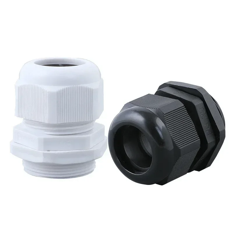 10PCS Nylon Cable Glands PG 7/9/11/13.5/16/19 High Quality IP68 Wire Plastic Waterproof Connector Cable Sleeve Adjustable Joints