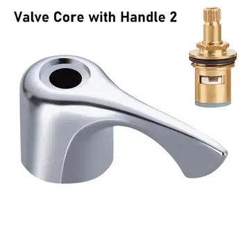 1ชิ้นอุปกรณ์ซ่อมก๊อกน้ำแบบเปิดเร็วที่จับสวิตช์ติดตั้งง่ายแกนวาล์วก๊อกน้ำอุปกรณ์ห้องน้ำทองแดง 9