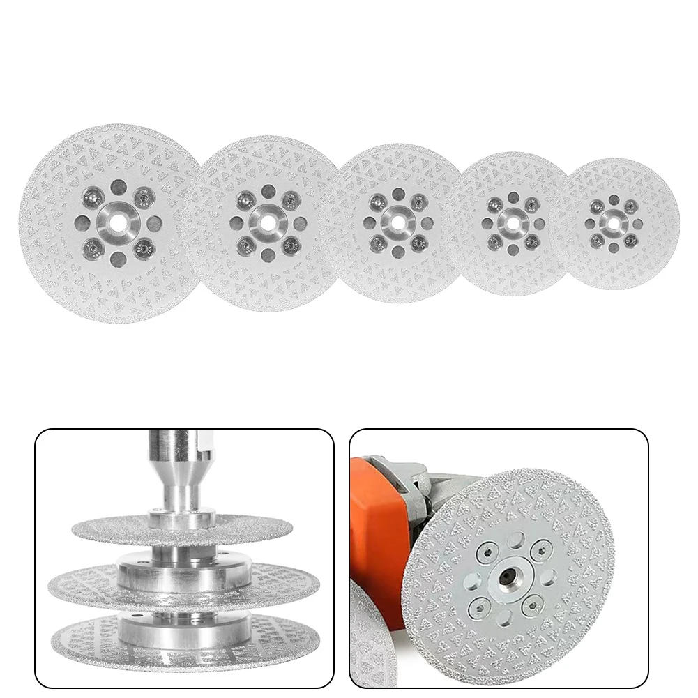 1PC 80-125mm M10 Diamond Grinding Wheel Cutting Blade Disc For Tile Granite Marble Double Side Coated Diamond Cutting Wheel