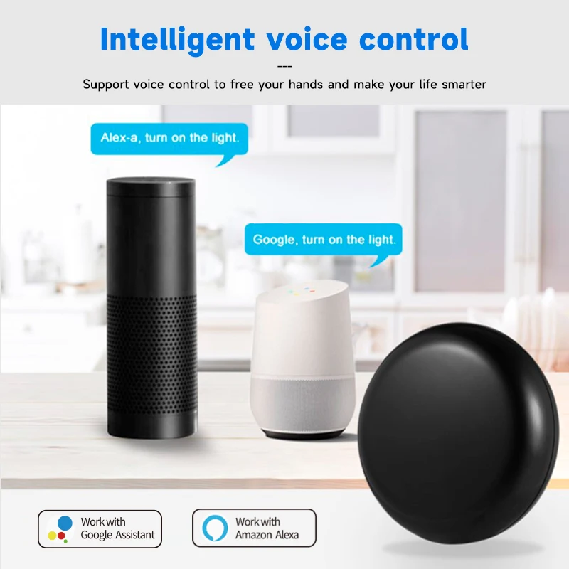 Tuya Wifi Smart IR Remote Control Wifi IR RF Universal Infrared Remote Controller For Smart Home Support Alexa Google Home