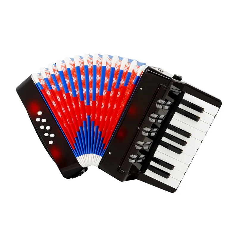 

Kids Accordion Toys 7-Key/10-Key /17-Key Mini Small Accordion Supports Bass Chords Educational Musical Instrument for Kids Gift