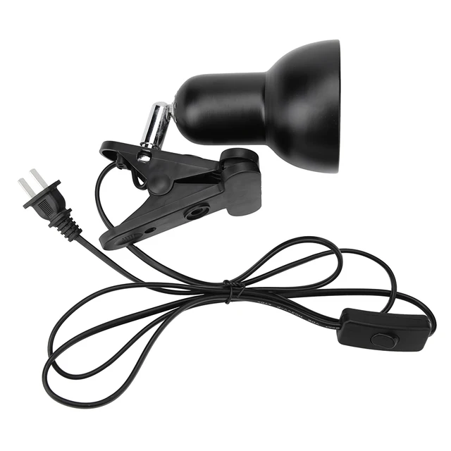 Clamp Lamp Holder 360 Degrees Rotate Heating Turtle Lizards Reptile Basking Clip Light Base Lighting Sockets 3